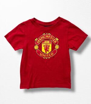 Manchester United Kids’ T-Shirt, Size 6/7